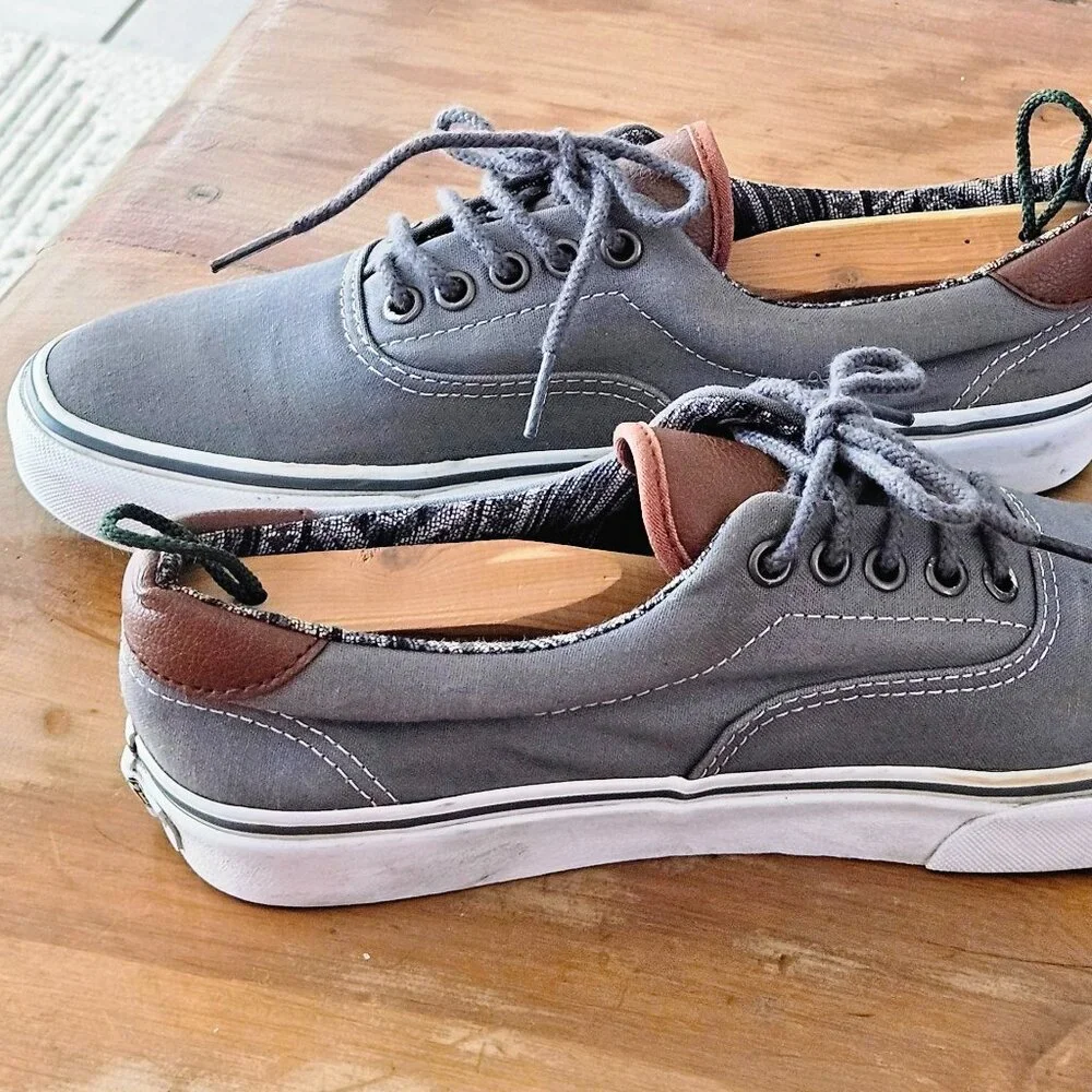 Vans Era 59, dark grey with leather accents, size 8